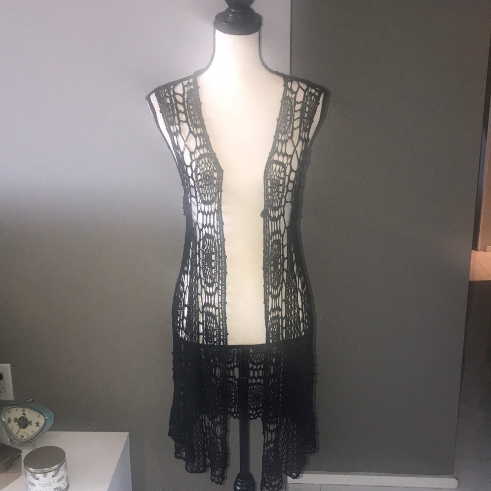 Hand knitted Top / Vest / dress - size SM - MED